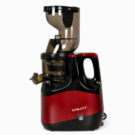Шнекова соковижималка SOKANY SK-01005, 800 Вт, широка завантажувальна горловина, 1 л